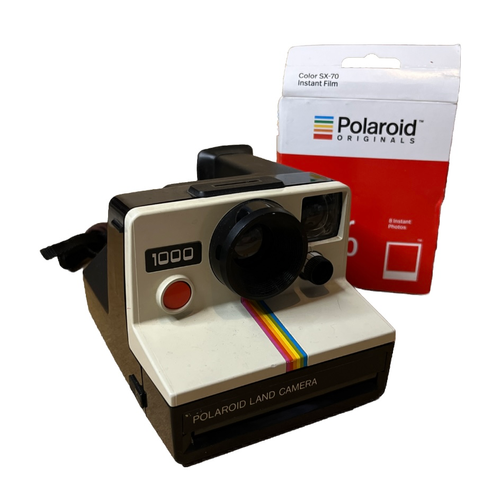 Polaroid 1000 Land Camera and Unused Film 1977 | I Remember These