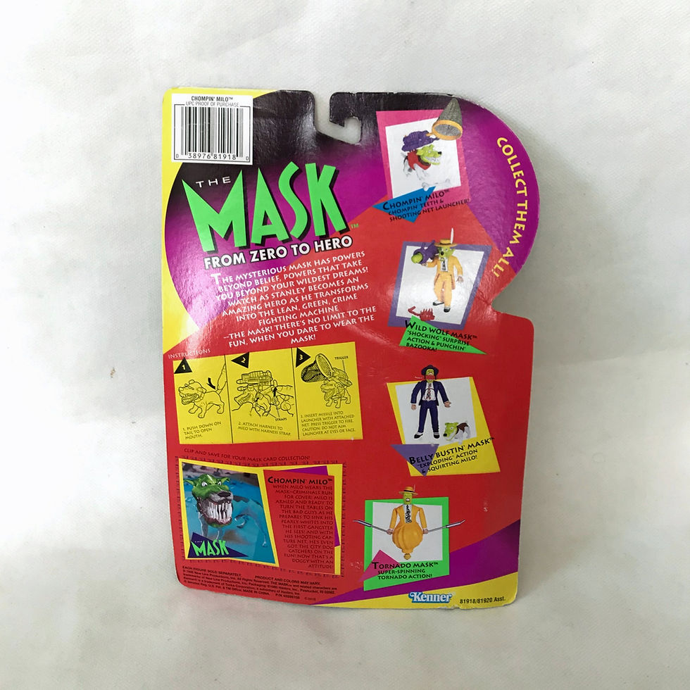 Thumbnail: Chompin Milo 1995 Kenner The Mask From Zero To Hero
