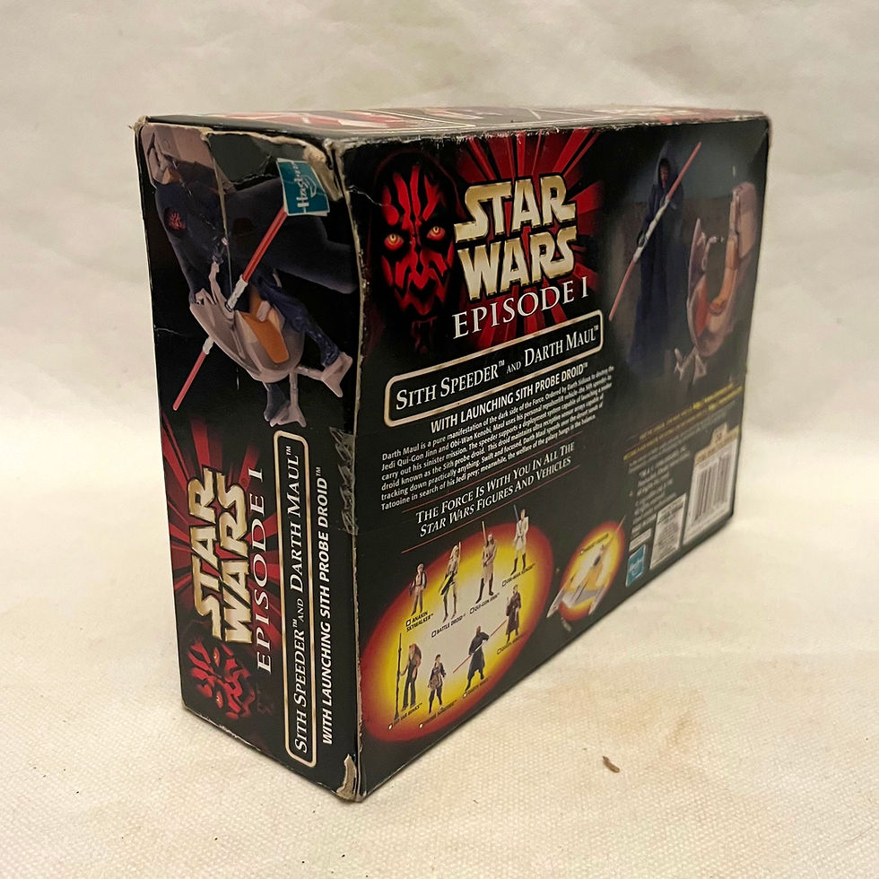 Thumbnail: Darth Maul and Sith Speeder 1998 Hasbro Star Wars Episode 1