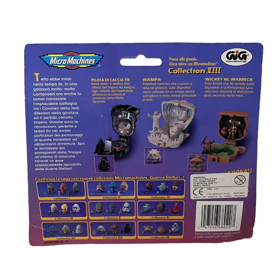 Thumbnail: Star Wars Mini Heads Collection 8 1997 Galoob Micro Machines
