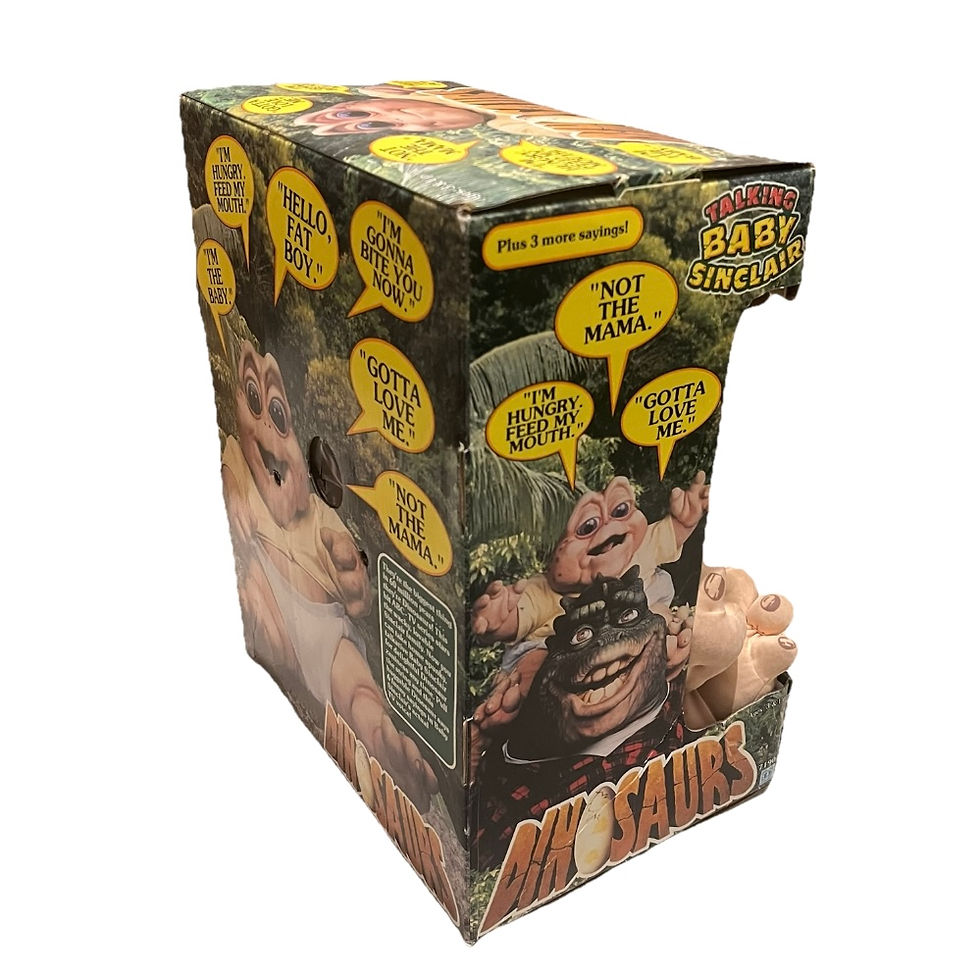Thumbnail: Talking Baby Sinclair 1991 Hasbro Disney Dinosaurs