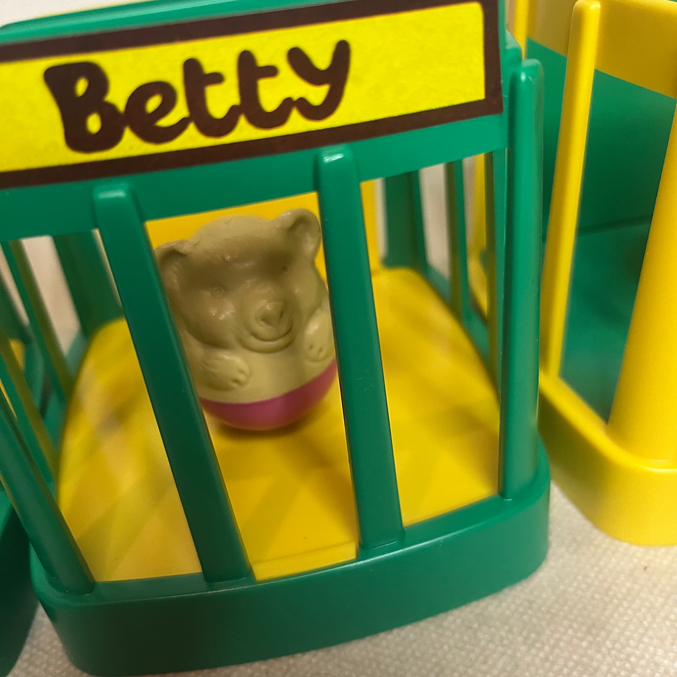 Thumbnail: Weeble Zoo Cage Complete Set 1975 Airfix Weebles