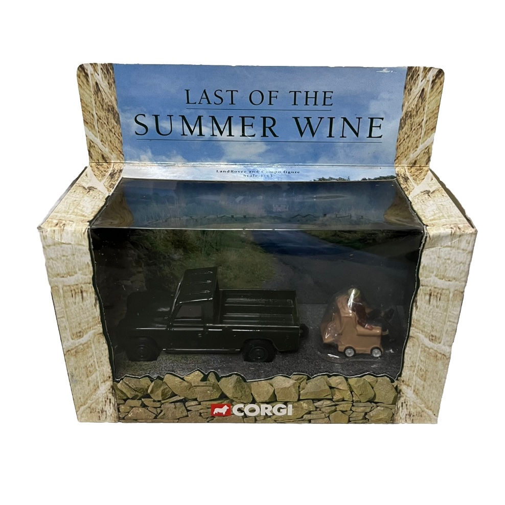 Last Of The Summer Wine 1:43 Land Rover and Compo 2002 Corgi
