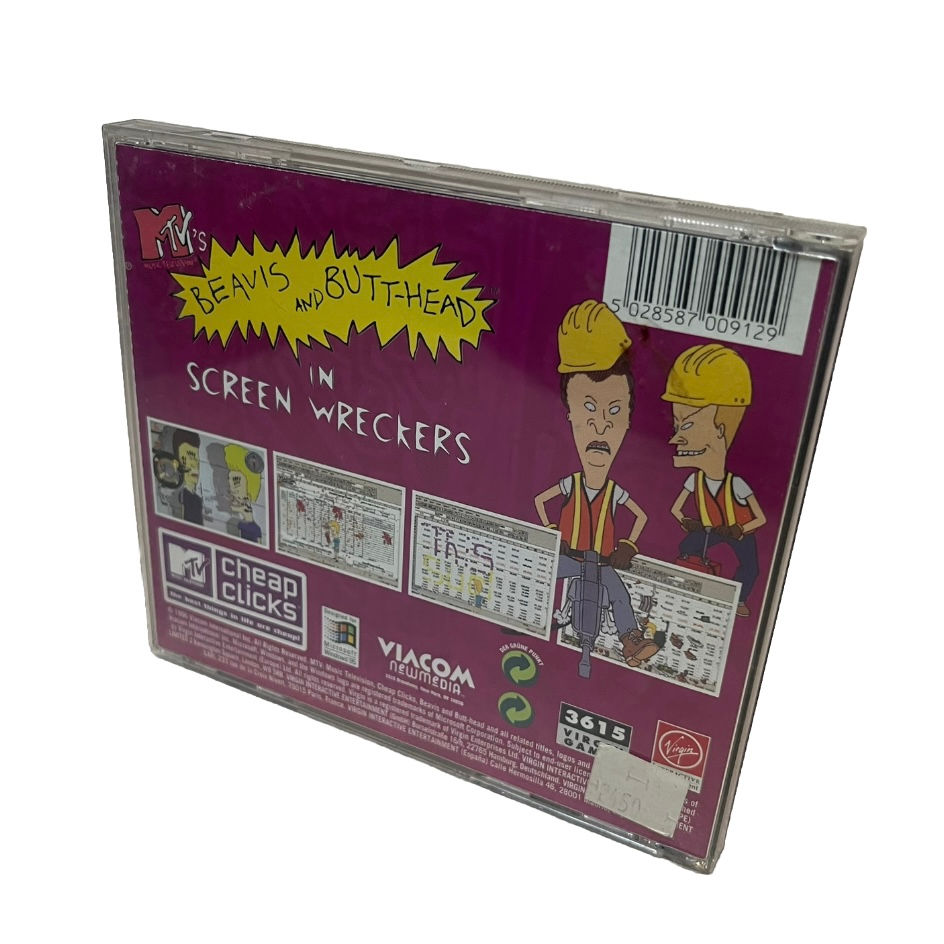 Thumbnail: Beavis and Butt-Head Screen Wreckers 1996 Viacom PC
