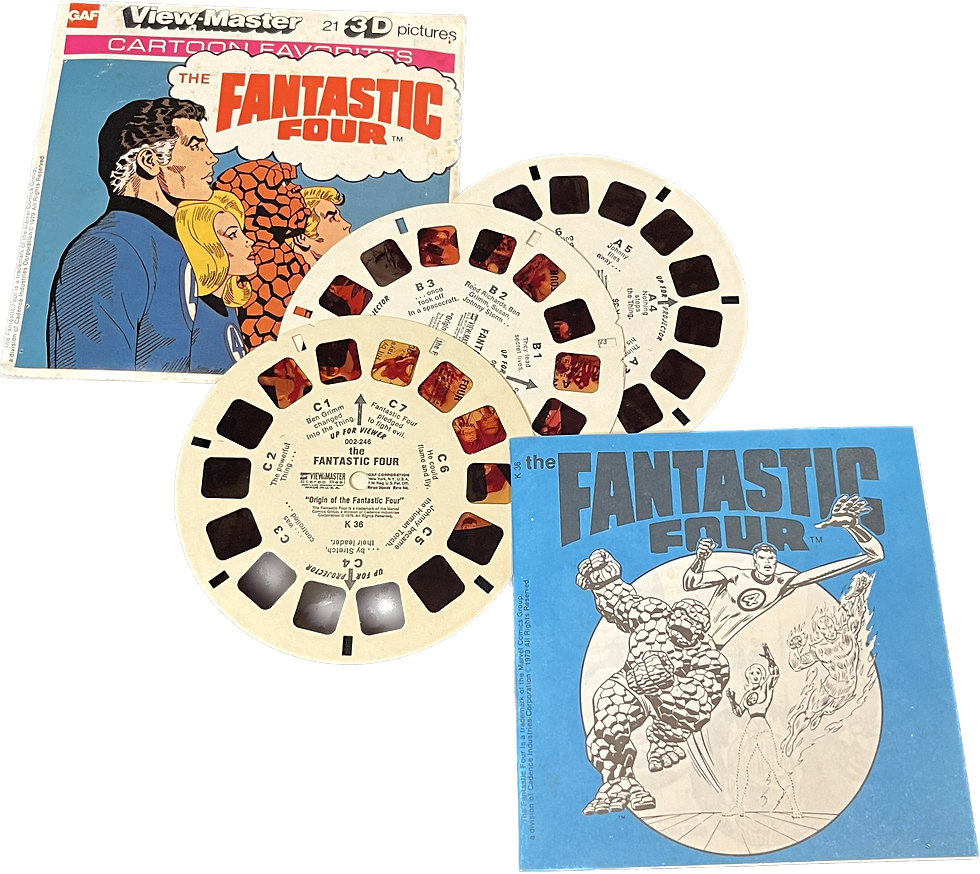Fantastic Four View Master Reel Pack 1979 GAF