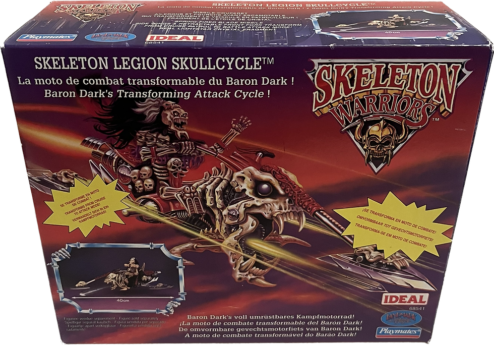 Thumbnail: Skeleton Legion Skullcycle 1994 Playmates Skeleton Warriors