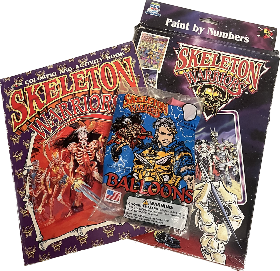 Thumbnail: Skeleton Warriors Merchandise Bundle 1994