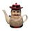 Thumbnail: Desperate Dan Ceramic Teapot 2000 Peter Mook Dandy