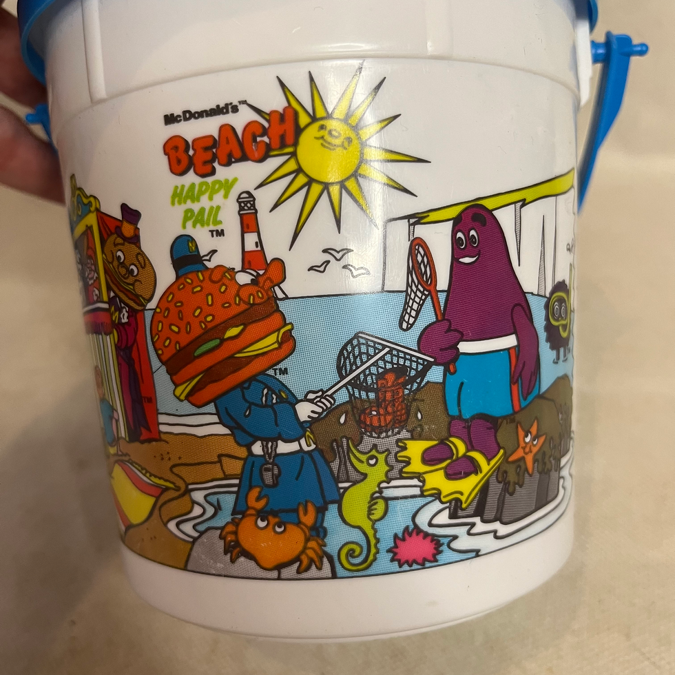 Thumbnail: Happy Pail Bucket and Spade Set 1987 McDonald’s Beach