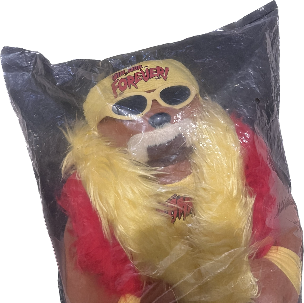 Thumbnail: Hulk Hogan Hulkamania Wrestling Bear 18 inch WWF