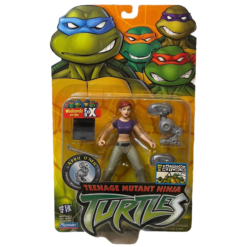 April O’Neil and Mousers 2003 Playmates Teenage Mutant Ninja Turtles