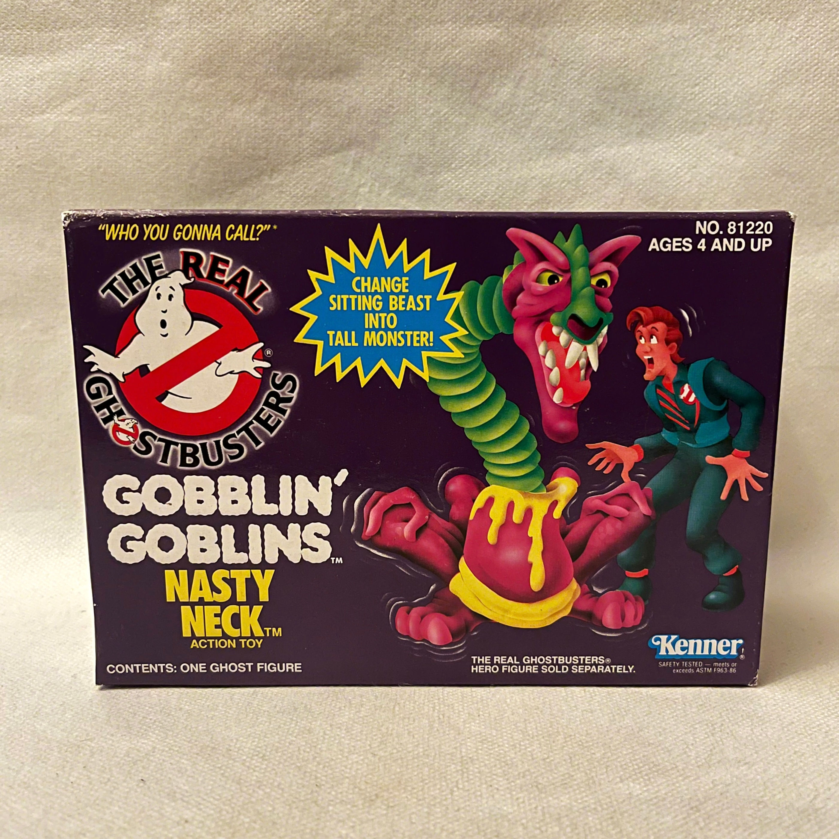 Gobblin Goblins Nasty Neck 1986 Kenner Real Ghostbusters