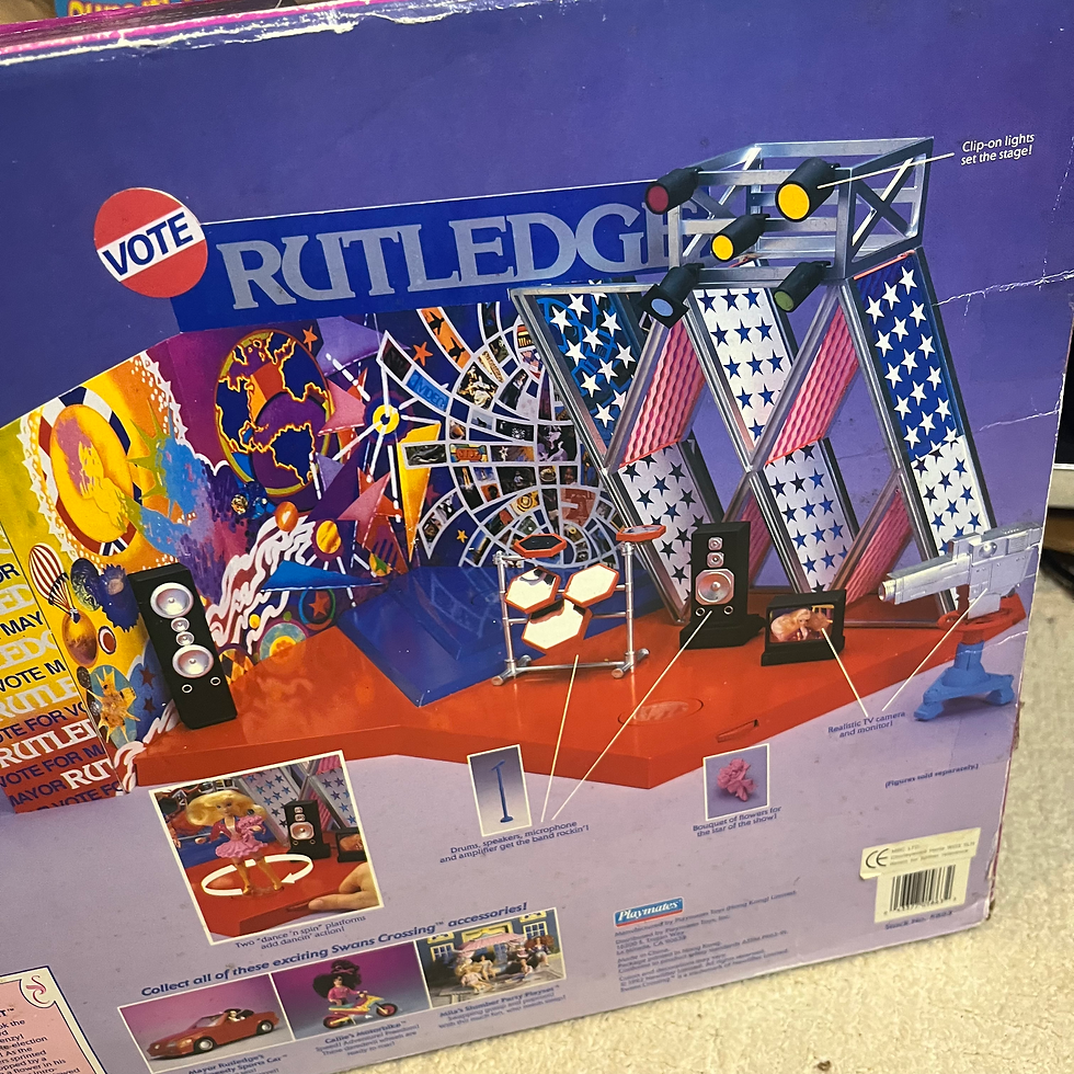Thumbnail: Swans Crossing Rock Concert Playset 1992 Playmates Toys