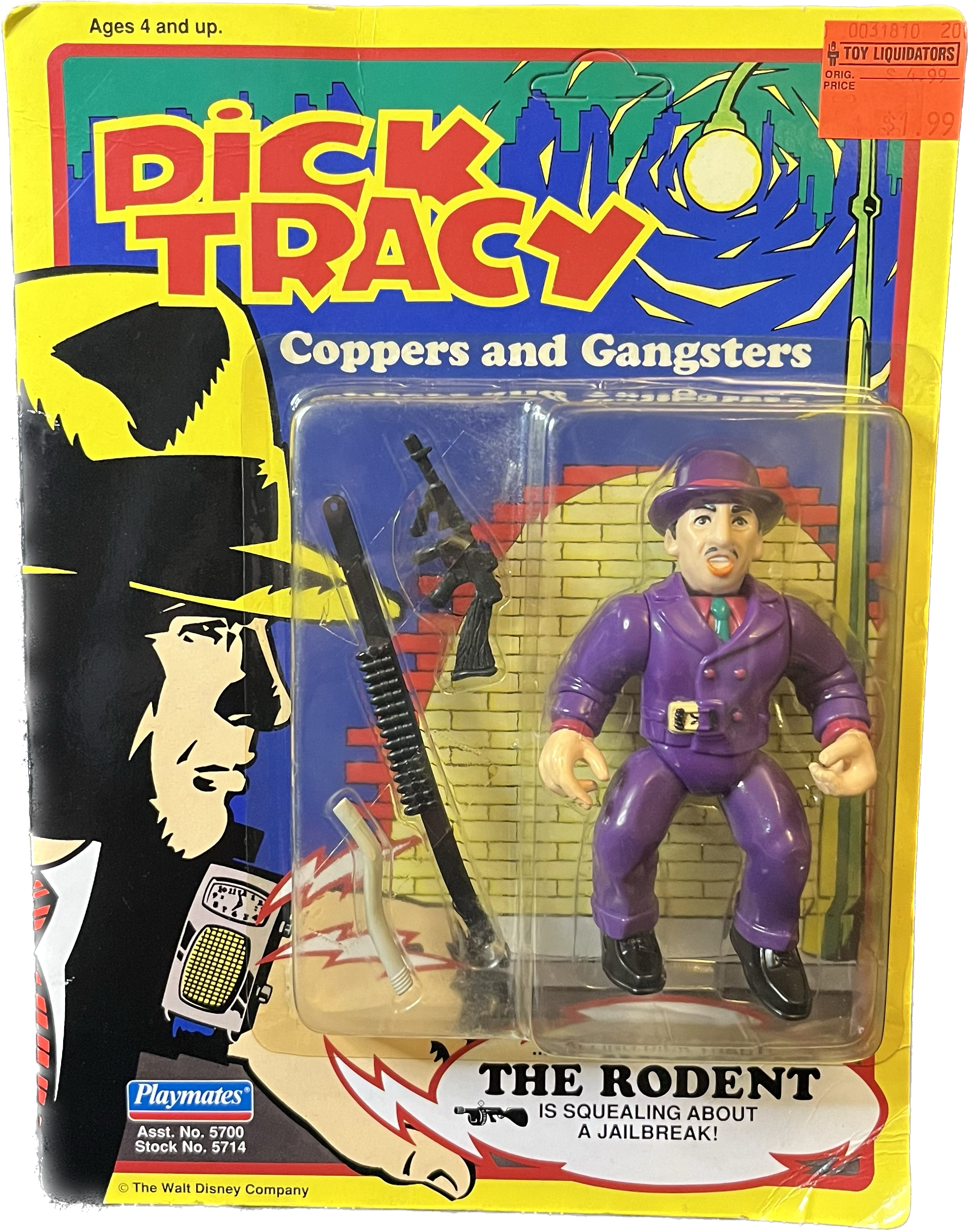 The Rodent 1990 Playmates Dick Tracy