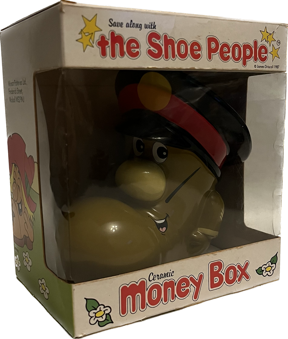 Sgt Major Ceramic Money Box 1987 Winsor Pottery Shoe People