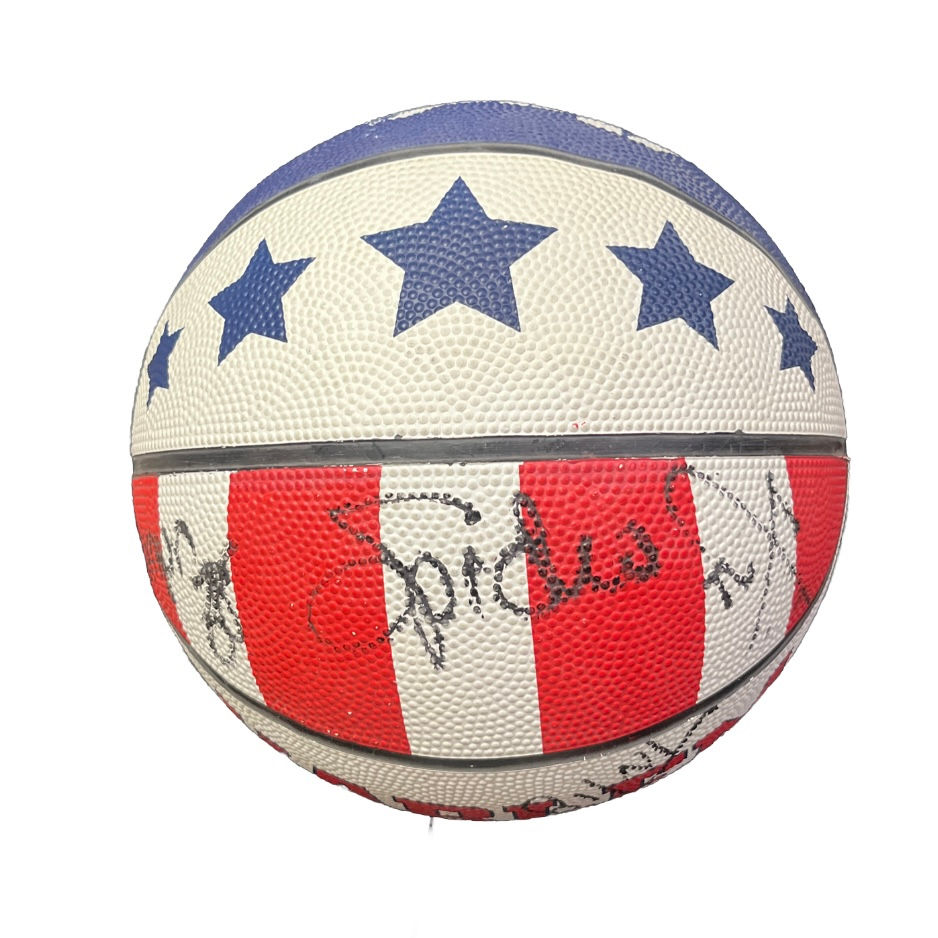 Thumbnail: Harlem Globetrotters Signed Basketball Full Size - Baden