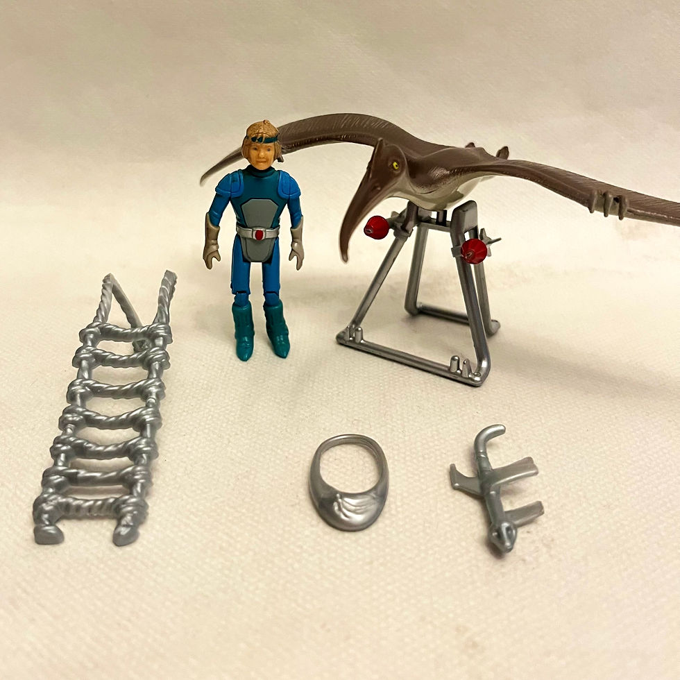 Thumbnail: Pterodactyl and Llahd 1987 Tyco Dino Riders