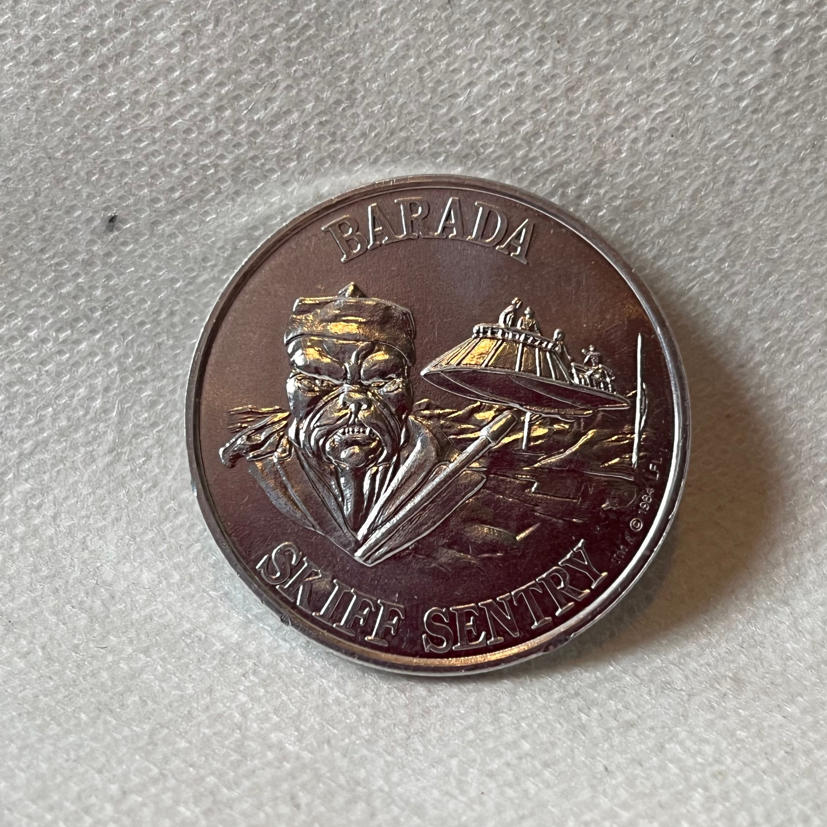 Barada Skiff Sentry POTF Coin 1984 Kenner Star Wars