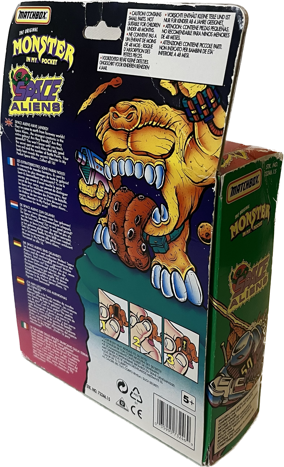 Thumbnail: Monster in My Pocket Space Aliens 4 Pack 1993 Matchbox