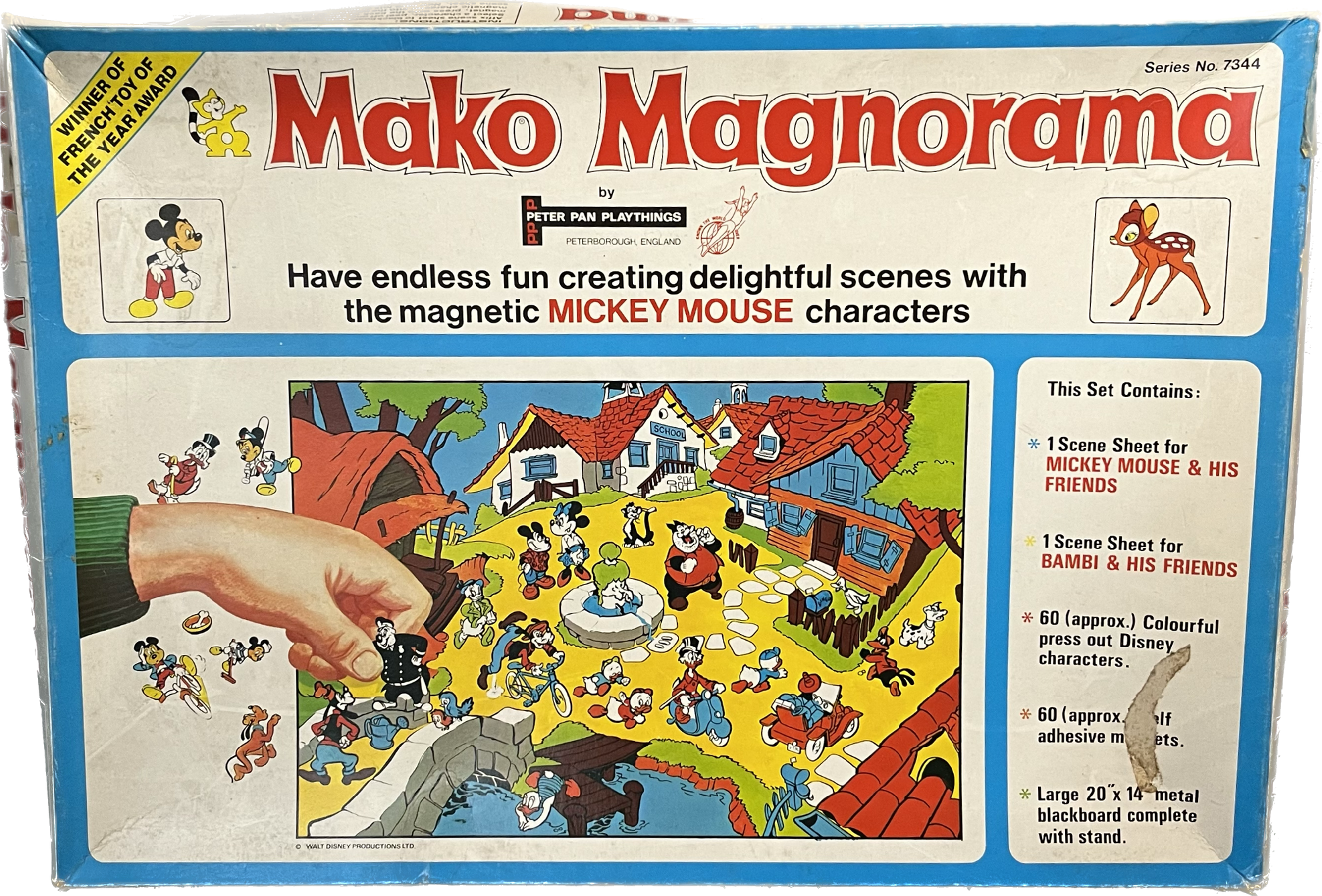 Mako Magnorama Mickey Mouse Pack 1969 Peter Pan Playtnings