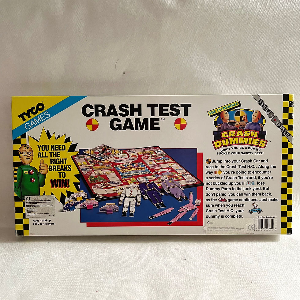 Thumbnail: Incredible Crash Dummies Crash Test Game 1992 Tyco