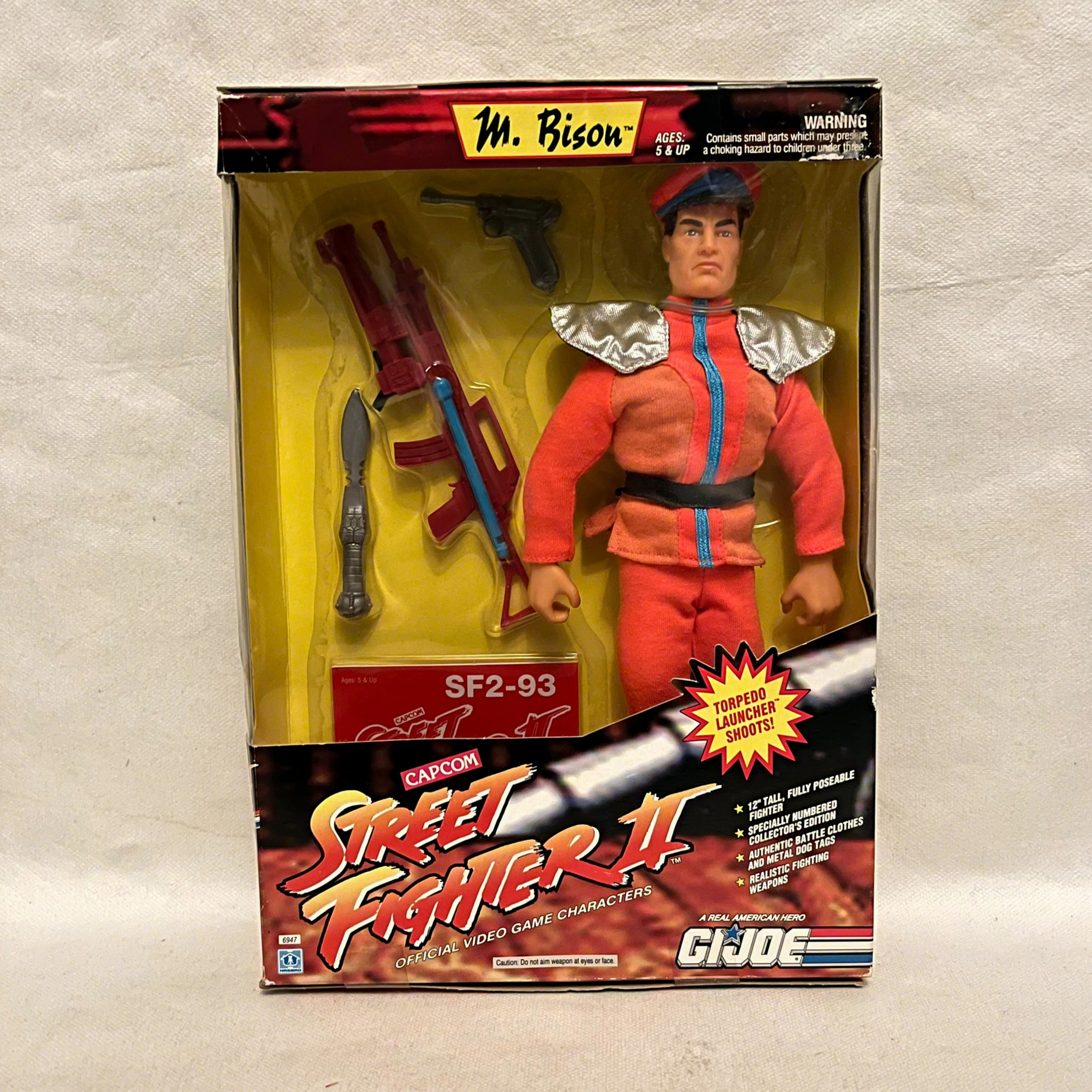 M Bison 1993 Hasbro Street Fighter 2