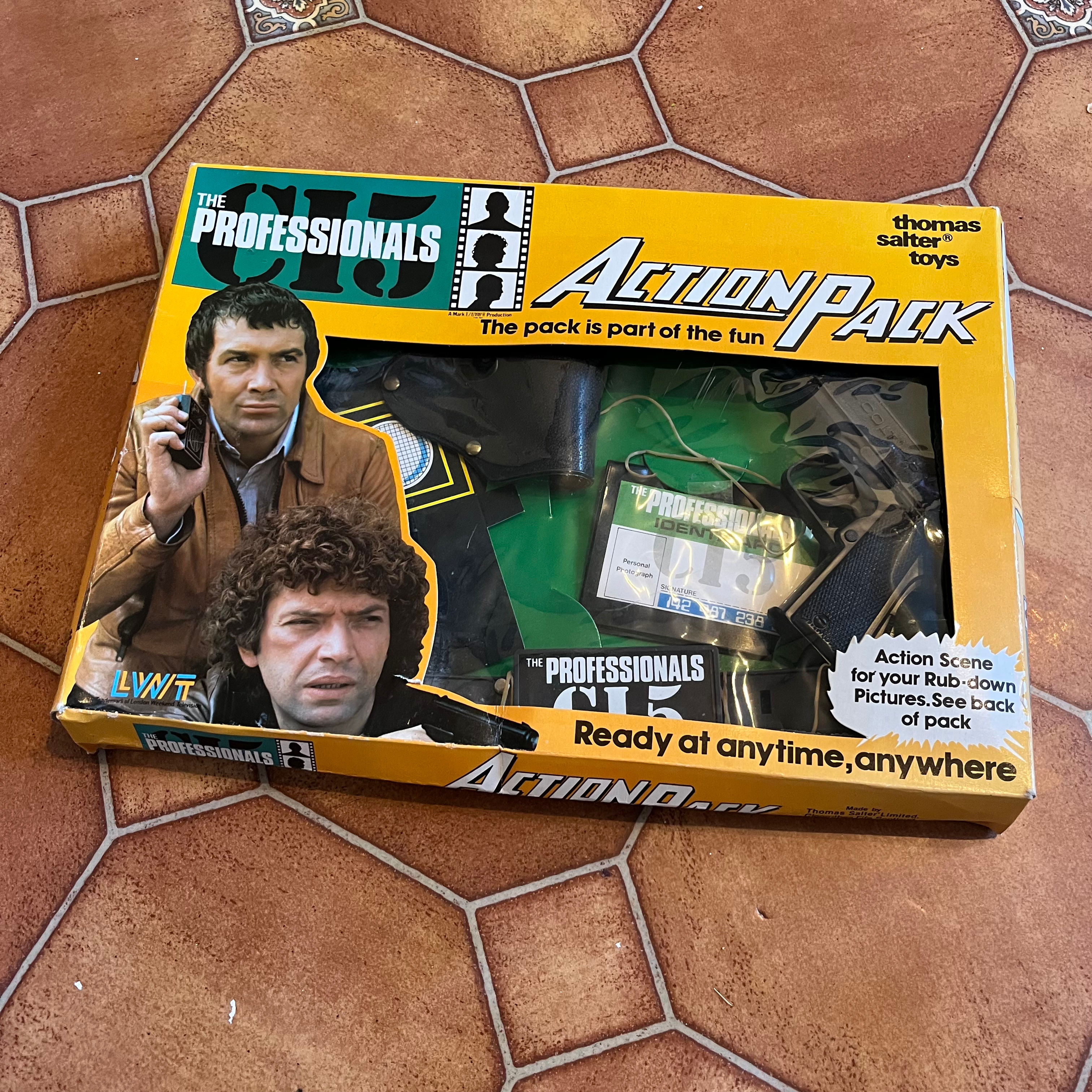 CI5 The Professionals Action Pack 1978 Thomas Salter Toys