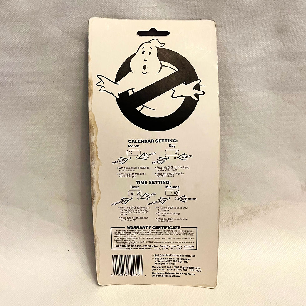 Thumbnail: Green Ghost “Slimer” Watch 1986 The Real Ghostbusters
