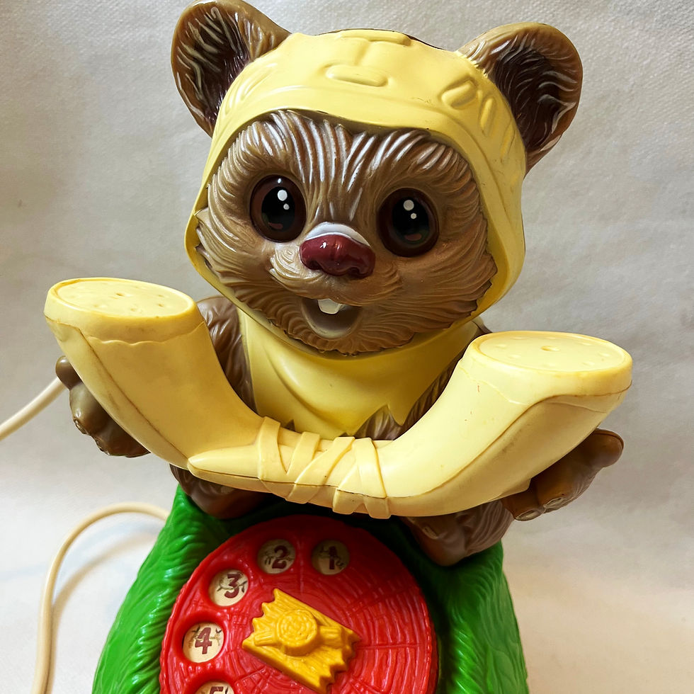Thumbnail: Wicket The Ewok Play Phone 1983 Kenner Star Wars ROTJ