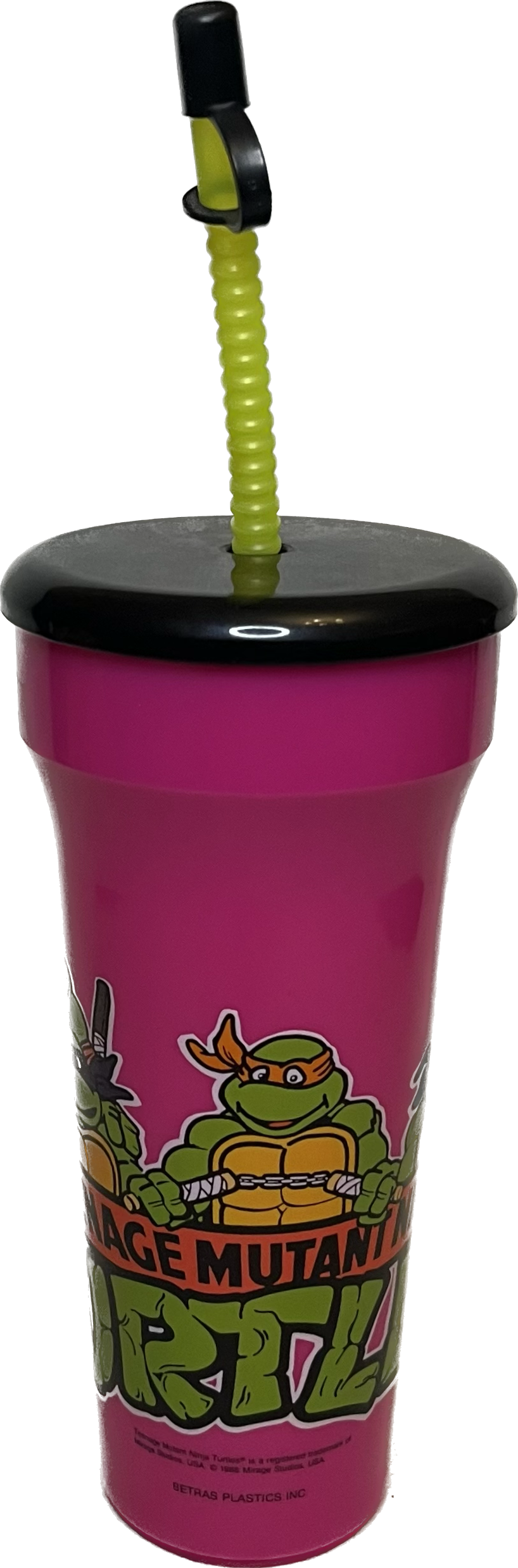 Teenage Mutant Ninja Turtles Large Drinks Cup 1988 Betras Plastics