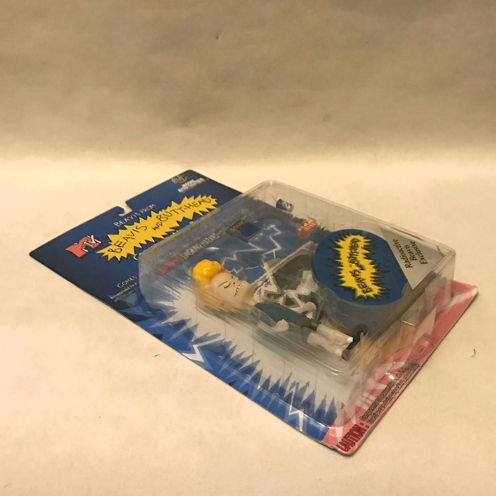 Thumbnail: Exclusive Radioactive Beavis Action Figure 1998 MTV Moore Collectible