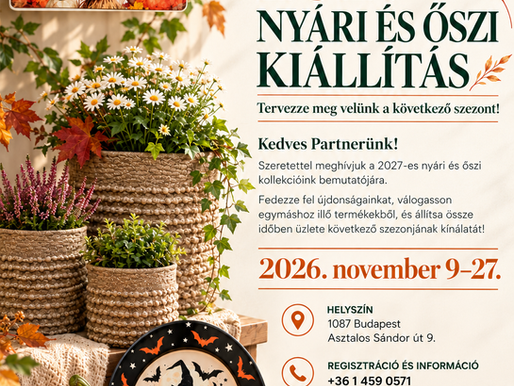QX‑Impex 2027-es nyári és őszi kiállítás - Tervezze meg velünk a következő szezont!