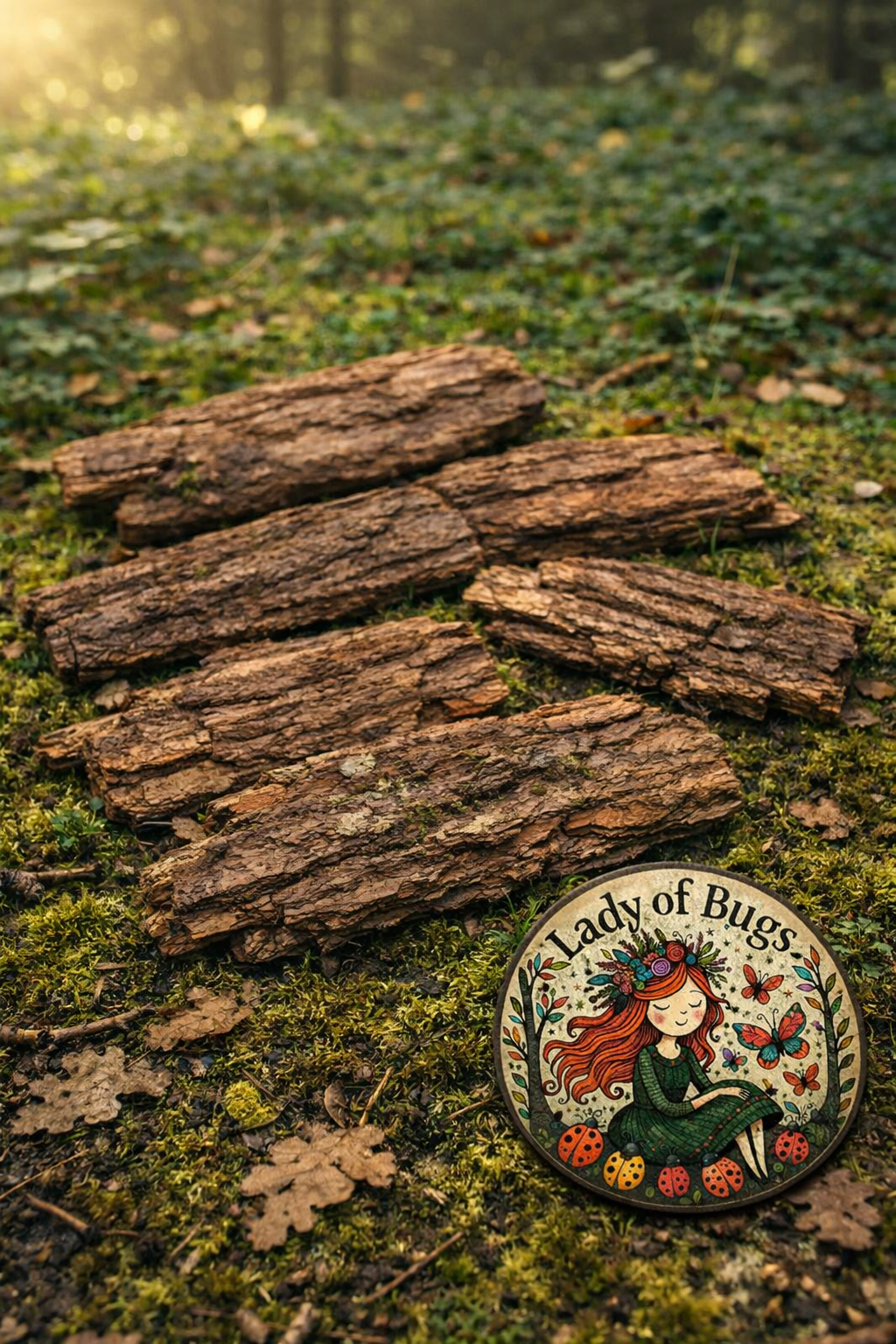 Bark‑Overlays (Natural Bark Pieces)