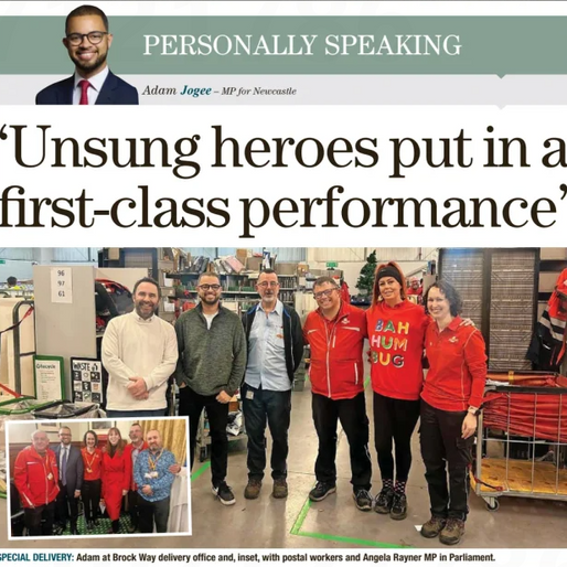 Personally Speaking: 'Unsung heroes put in a first-class performance'