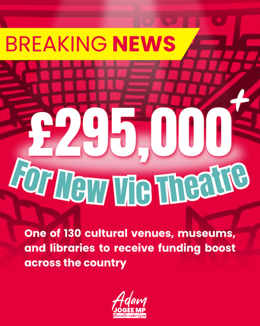More Than £295,000 Investment in the New Vic Theatre