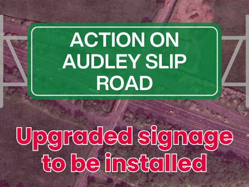Campaign Win: Action to Make Audley Slip Road Safer