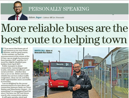 Personally Speaking: More reliable buses are the best route to helping town