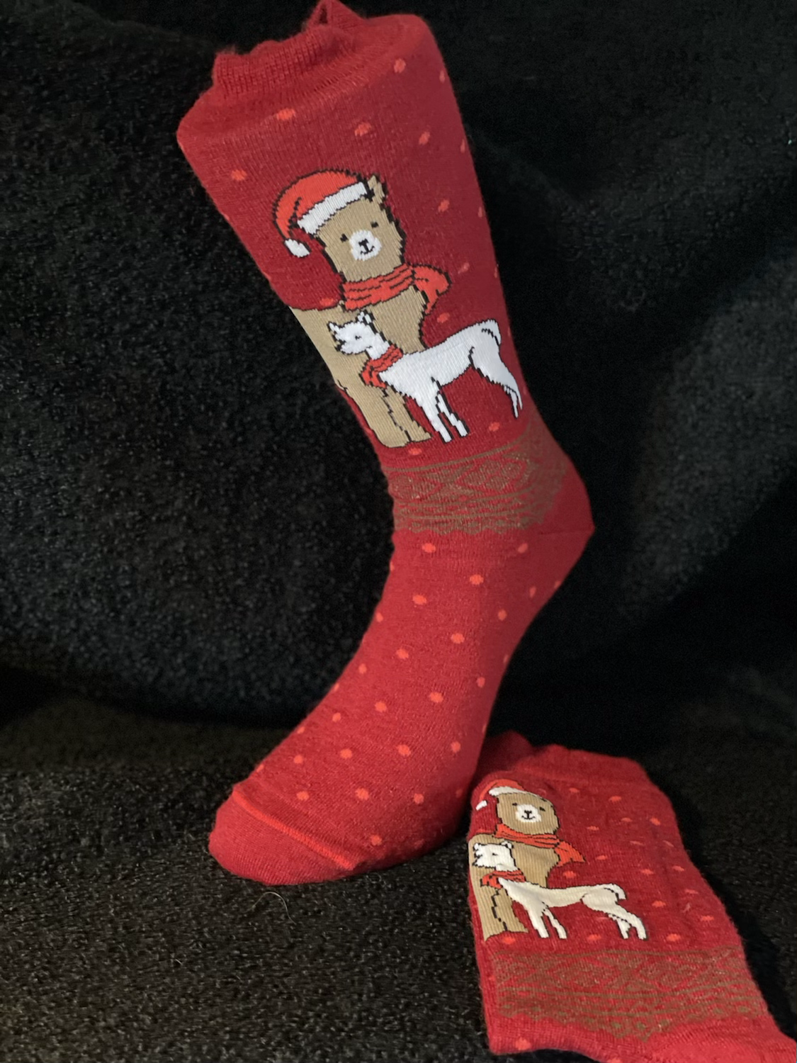 Mama/Cria Holiday Sock
