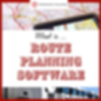 What is route planning software