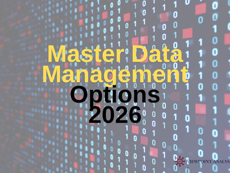 Master Data Management Options 2026