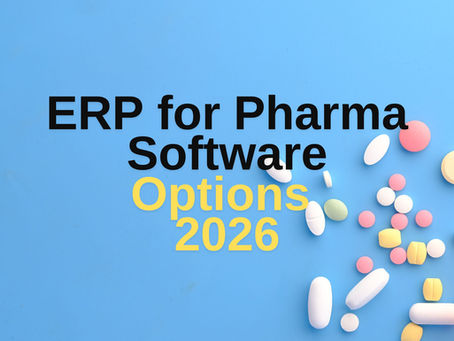 ERP for Pharma Software Options 2026