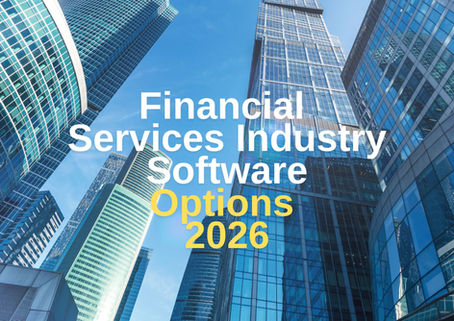 Financial Services Industry Software Options 2026