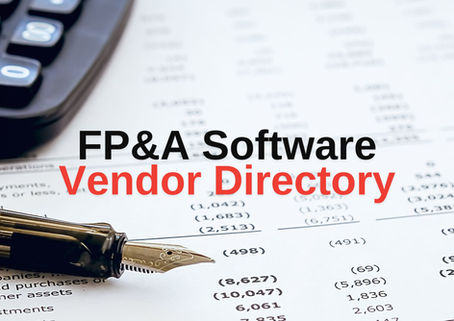 FP&A Software Vendor Directory