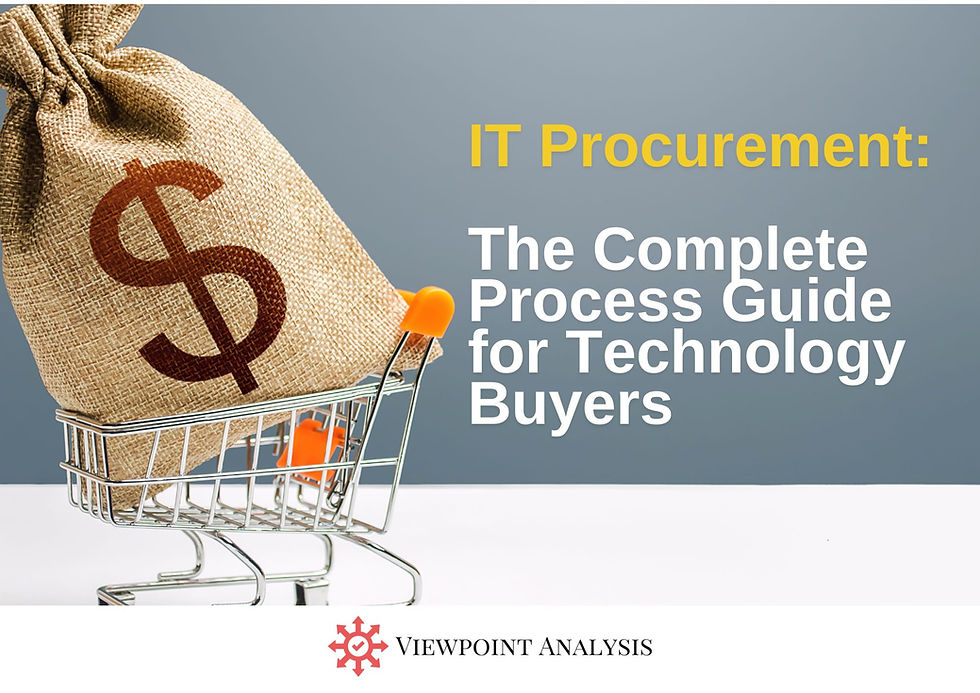 IT Procurement - the complete process guide for technology buyers