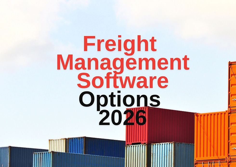 Freight Management Software Options 2026