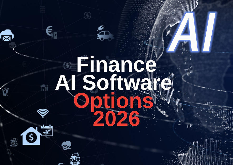 Finance AI Software Options 2026