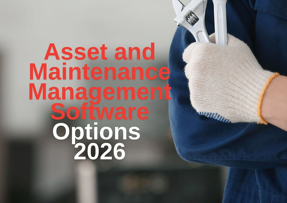 Asset and Maintenance Management Software Options 2026