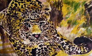 "ONÇA PINTADA" - PINTURA