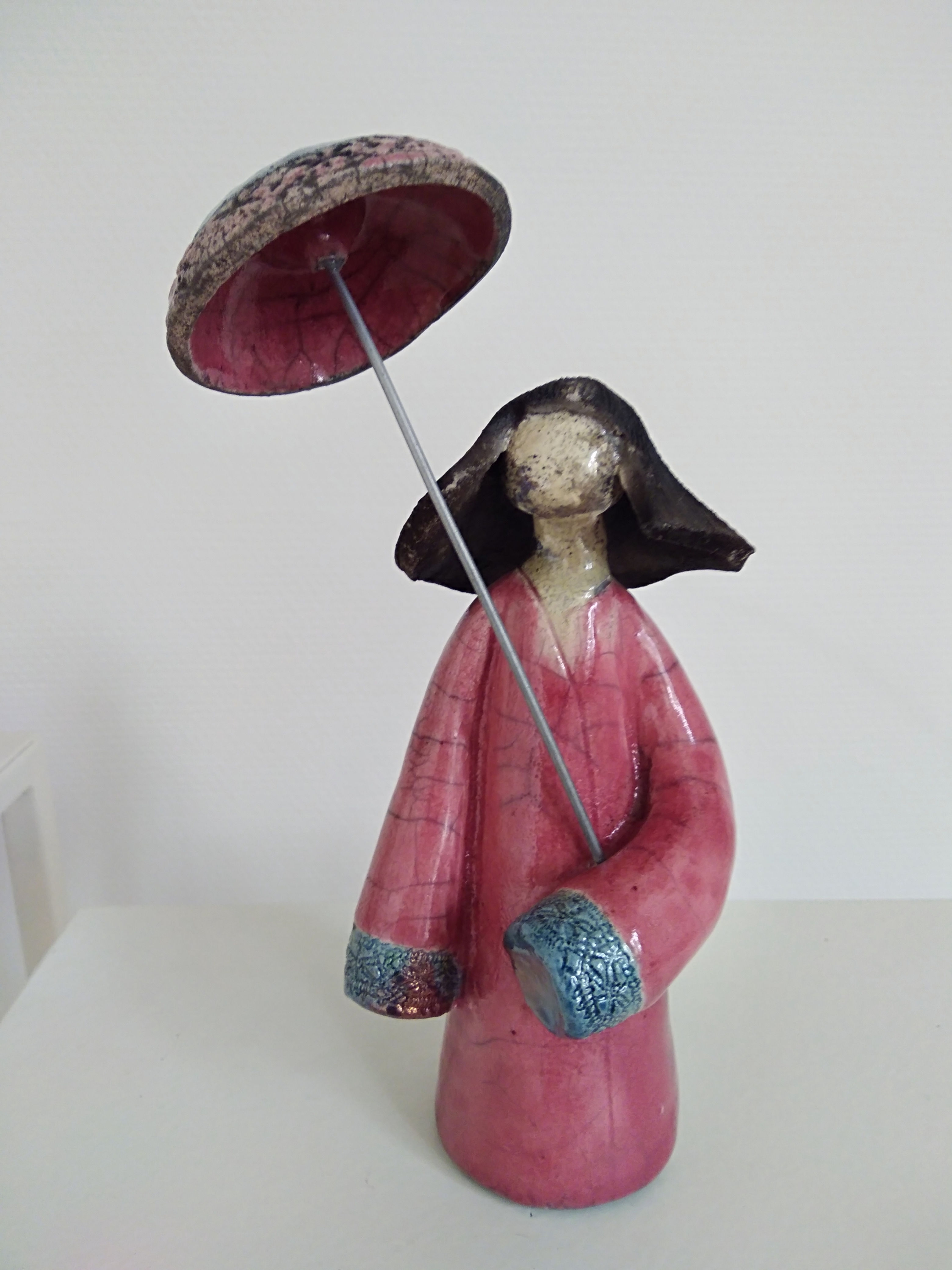 Sculpture céramique Geisha