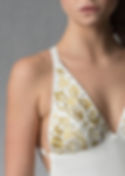 Thumbnail: ROSINE Goldwork Embroidered Open Back Dress